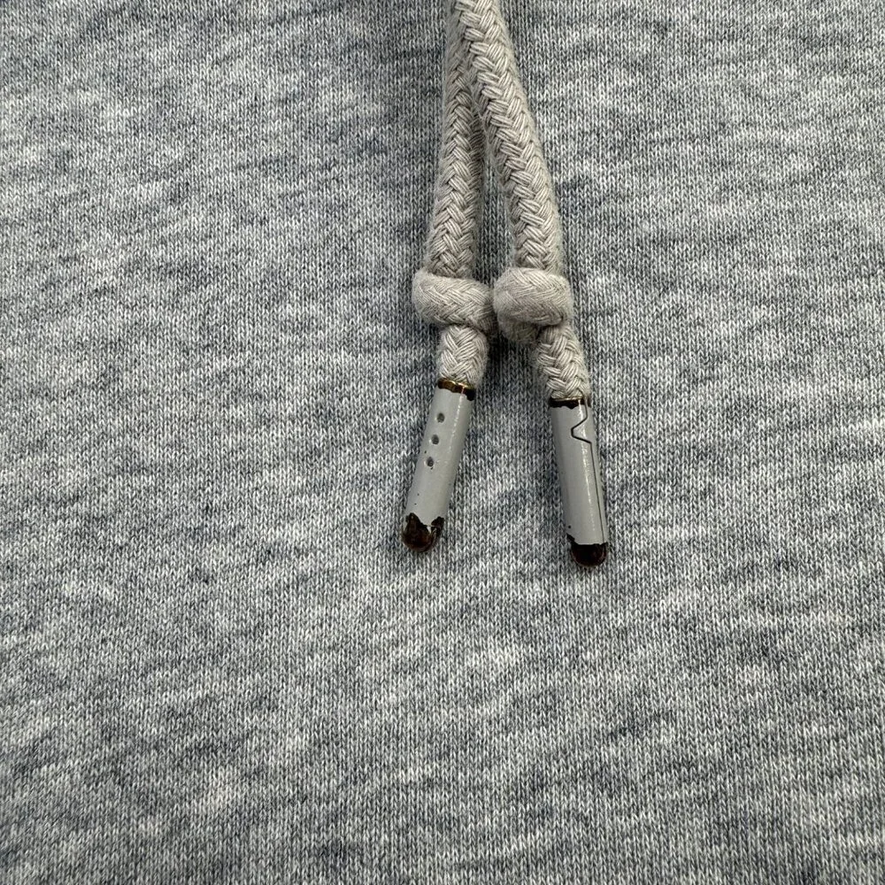 VTG Y2K‎ Nike Embroidered Swoosh Hoodie Heather Gray Streetwear Adult Size XL